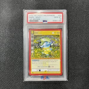 MetaZoo Snipe PSA 10 Gem Mint Wilderness 1st Edition Holo 20/165 2022